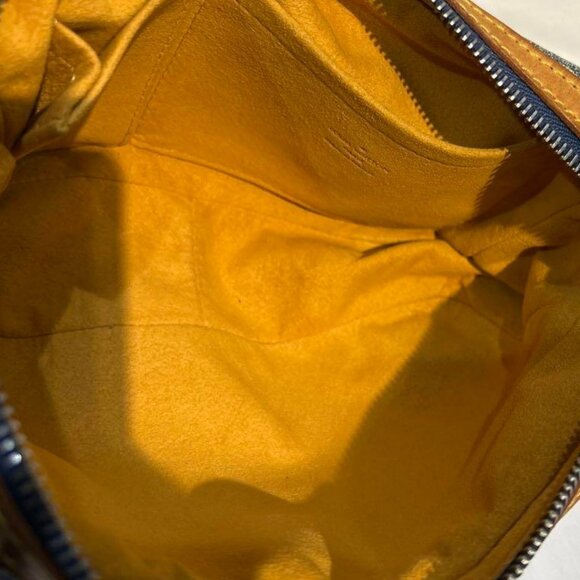 Authentic LOUIS VUITTON Monogram Denim Bum Bag Waist Bag Pouch Blue - Picture 11 of 16